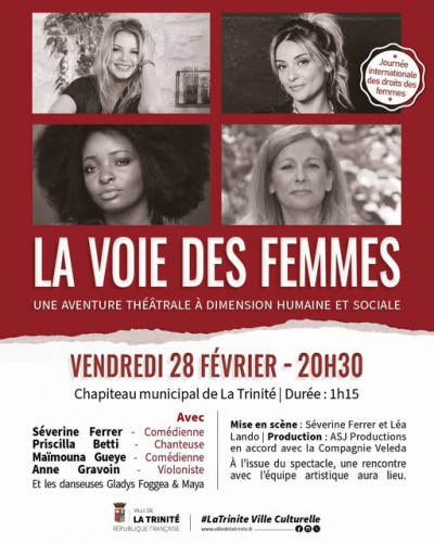 Priscilla Betti en spectacle &agrave; La Trinit&eacute; pour la Journ&eacute;e des droits des femmes !